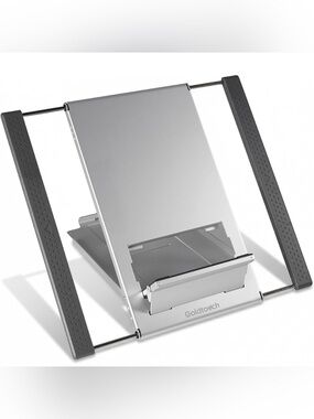 Travel Laptop and Tablet Stand Goldtouch KOV-GTLS-0055 Go! (Aluminum),Black